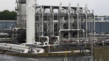 La planta de gas natural licuado GNL Cove Point de Dominion Energy en Lusby, Maryland.