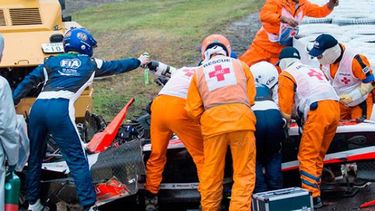 bianchi lucha por su vida luego de accidente en el gp de japon