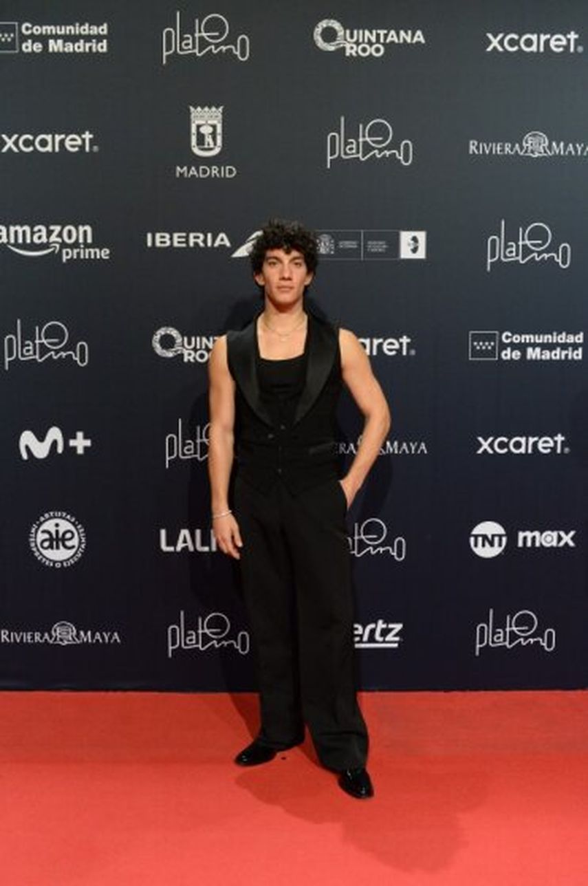 Jorge López en la alfombra roja de los Premios Platino, el 20 de abril de 2024.