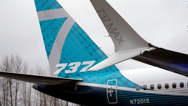 Fotografía de cola de Aviones Boeing 737 MAX.