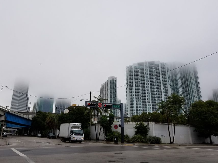 La ciudad de Miami registra bajas temperaturas.&nbsp;