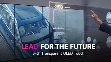   Nueva pantalla táctil transparente de LG, Transparent OLED Touch. TRONICS