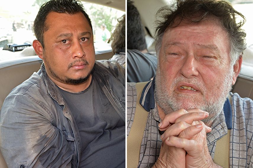 Armando Solís, 30, y Gregorio Santa Ana de 69 años, también conocido como “Yoyo”. (Cortesía)