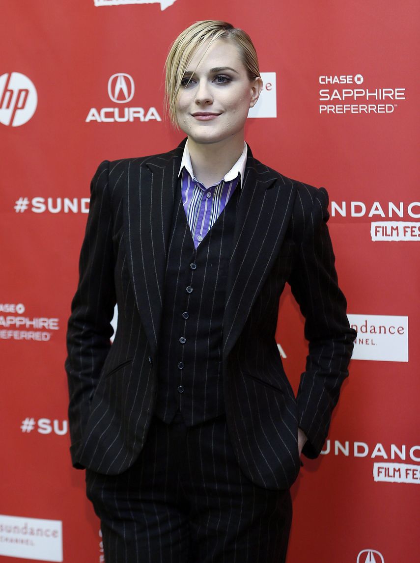 La actriz estadounidense Evan Rachel Wood.