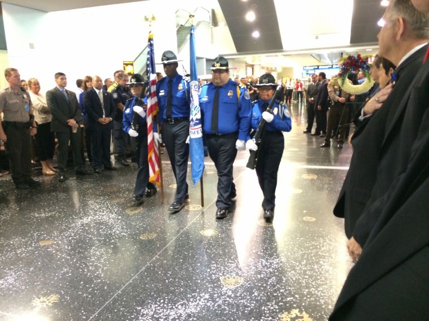 El Aeropuerto de Miami rindió un sentido homenaje a las víctimas de los ataques terroristas del 9 de septiembre de 2001 (Orian Brito)