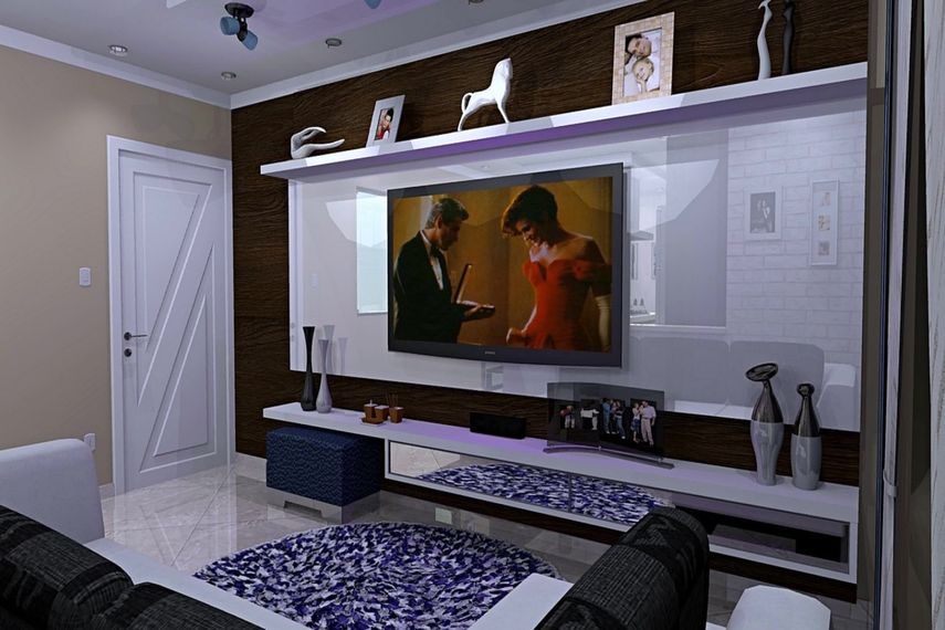 Una TV en habitación