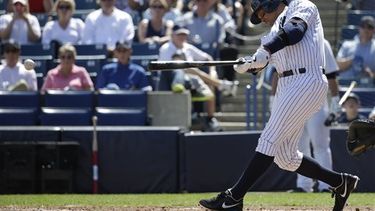 Rodríguez conectó sencillo al jardín izquierdo (AP)