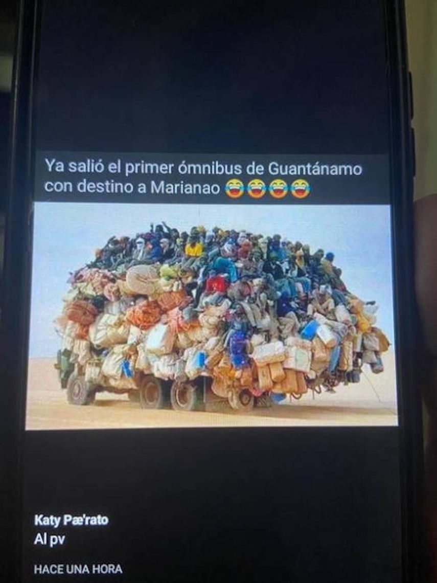 Meme sobre Marianao.