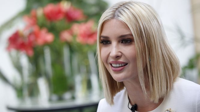 Ivanka Trump, hija y asesora del presidente de Estados Unidos, Donald Trump, durante una entrevista con The Associated Press, el 8 de noviembre de 2019, en Rabat, Marruecos.&nbsp;