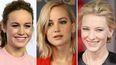 Las actrices Brie Larson, Jennifer Lawrence y Cate Blanchett. (CORTESÍA)