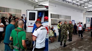 Los soldados recibieron de manera inmediata los primeros auxilios por parte del personal de Sanidad Militar del cantón.