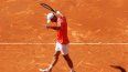 El serbio Novak Djokovic celebra durante un partido en Roland Garros. El serbio Novak Djokovic celebra durante un partido en Roland Garros.