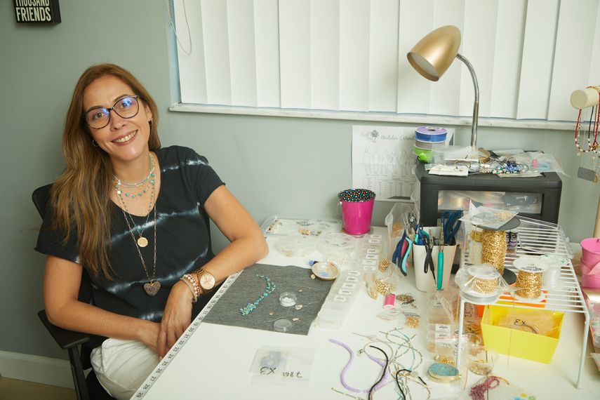 La venezolana Mardelia Rivero, creadora de Mardelia Rivero Jewlery.&nbsp;