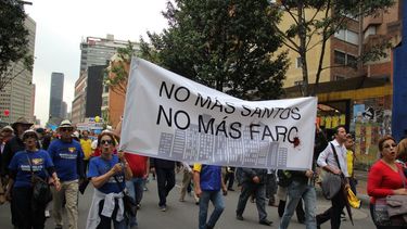 En Colombia y Estados Unidos miles de personas saldrán a las calles a protestar contra el presidente Juan Manuel Santos. (CORTESÍA NOTIMEX)