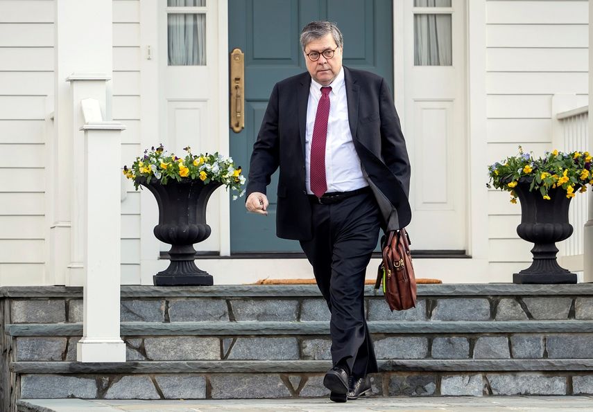 El fiscal general de Estados Unidos, William Barr