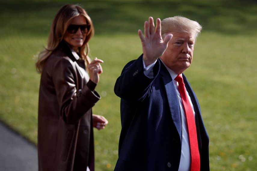 El presidente Donald&nbsp;Trump y la primera dama, Melania, viajan a Buenos Aires para asistir a la cumbre del G20.