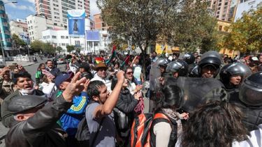 Paro cívico convocado por numerosas organizaciones de la sociedad civil boliviana.