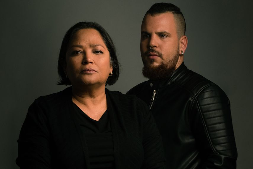 Neher Jaqueline Brice&ntilde;o y Kevin Cass en La golondrina.