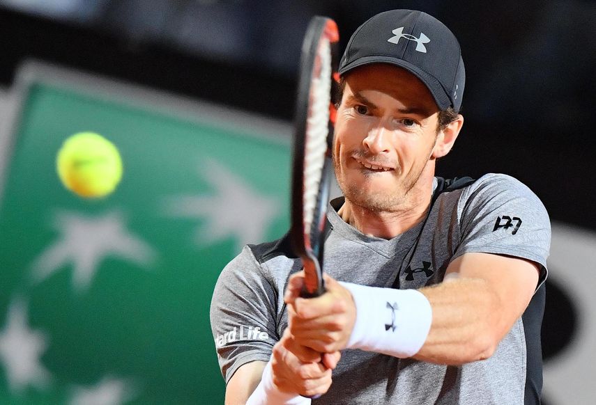 Murray duró una hora y 34 minutos en el torneo de la capital italiana.&nbsp;
