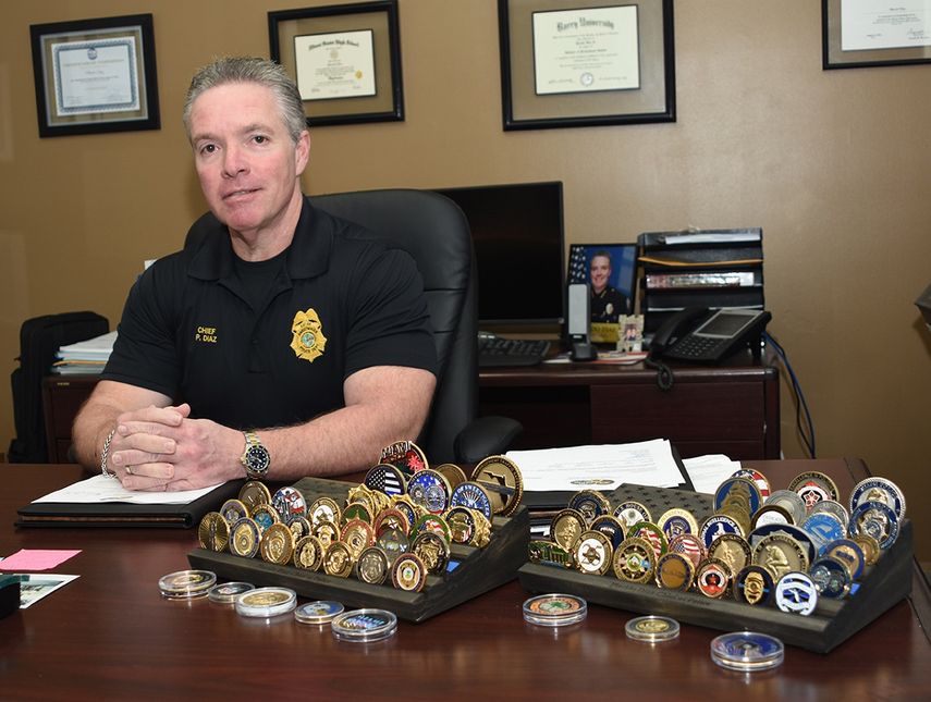 Plácido Polanco, jefe de la Policía de Sweetwater.