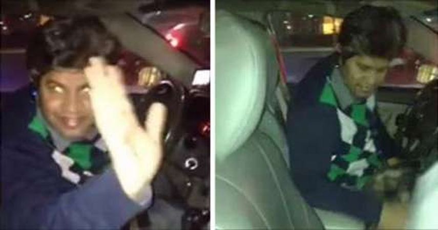 Captura de pantalla que muestra el rostro del taxista para quien la tecnología fue su peor aliado