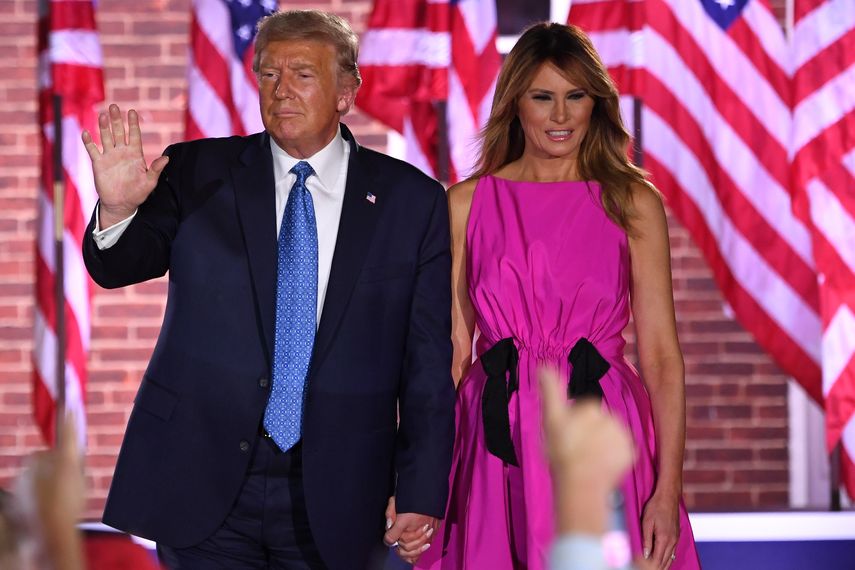 TRUMP Y MELANIA SAUL LOEB  AFP.jpg