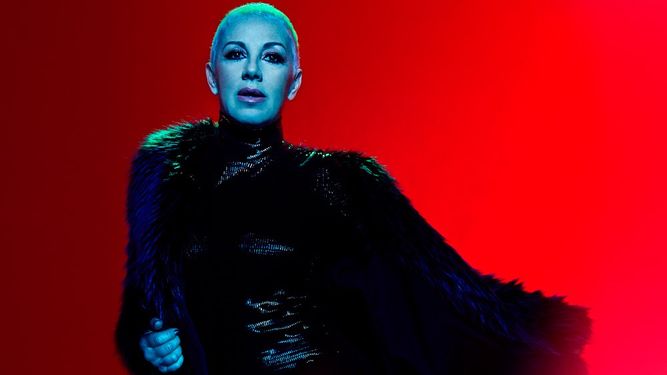 Ana Torroja en las imágenes promocionales de su nuevo tema. 