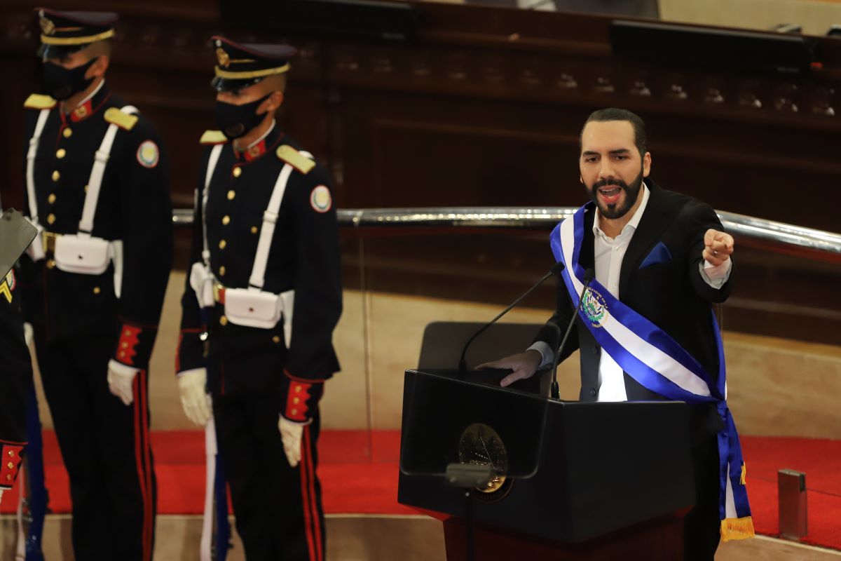 El presidente salvadoreño Nayib Bukele pronuncia su discurso anual a la nación ante el Congreso en San Salvador, El Salvador. El presidente salvadoreño Nayib Bukele pronuncia su discurso anual a la nación ante el Congreso en San Salvador, El Salvador.