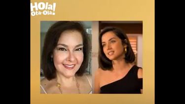 En esta captura de pantalla, tomada del programa Cubanos por el mundo, aparece Ana Margarita Martínez interpretada por la actriz Ana de Armas en la película La red avispa.