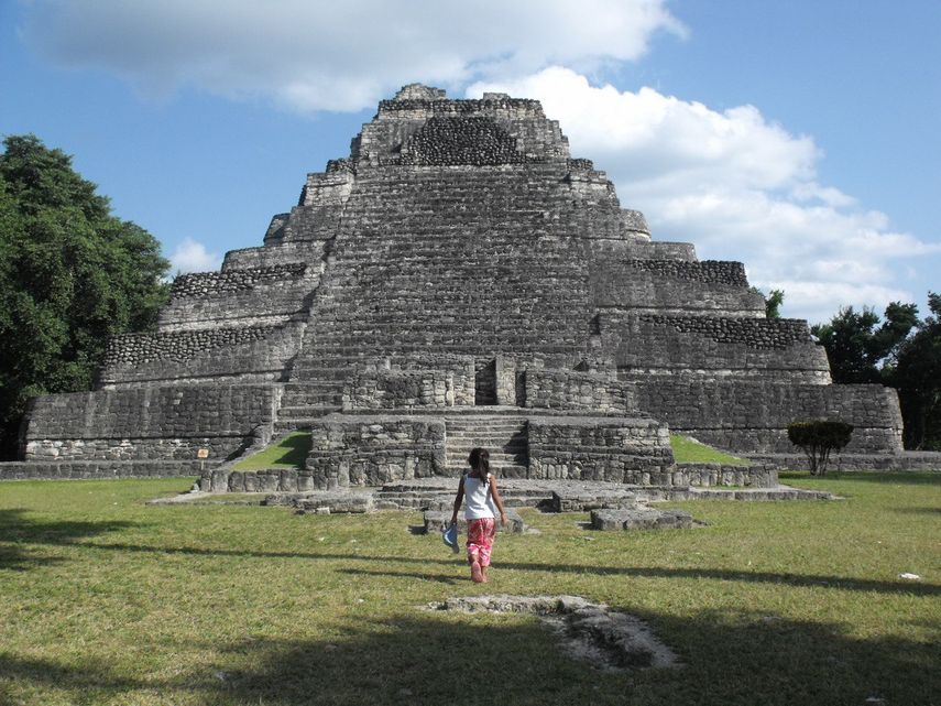 La zona arqueológica Ichkabal, en Bacalar.&nbsp;