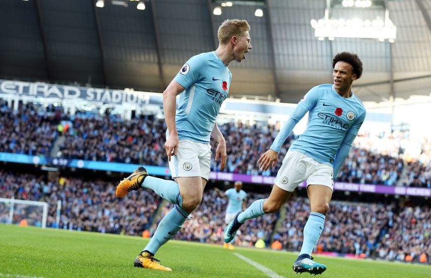El City firmó su novena victoria en fila en la Liga, su mejor marca histórica en una misma temporada.