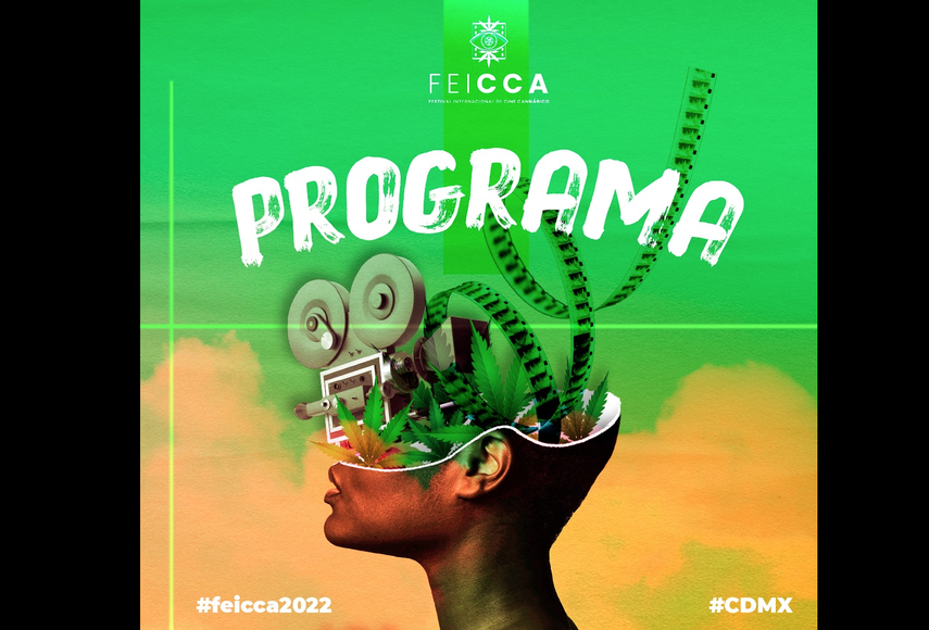 Póster promocional que el Festival Internacional de Cine Cannábico de México publicó en su perfil en Facebook.&nbsp;