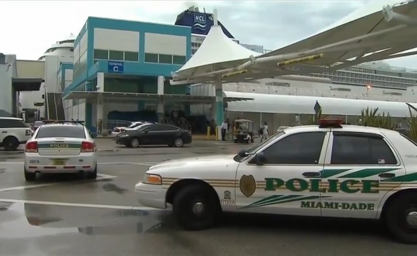 El departamento de policía de Miami Dade acudió al Puerto tras recibir una alerta de actividad sospechosa (CAPTURA DE VIDEO)
