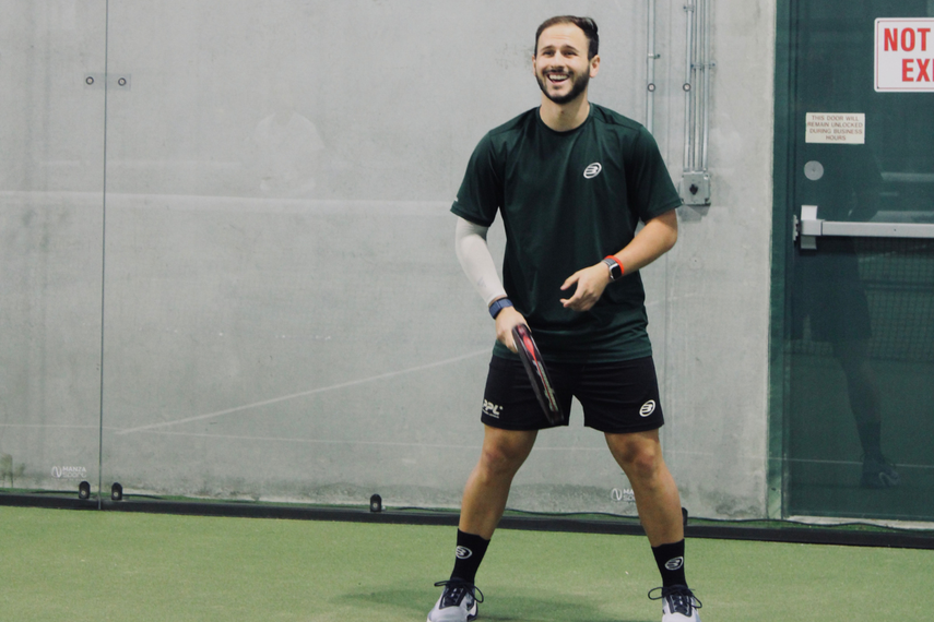 El padelista Diego Valderrama.