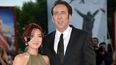 Cage con su tercera esposa Alice Kim.