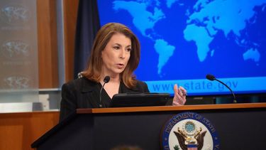 La portavoz del Departamento de Estado de EEUU, Tammy Bruce