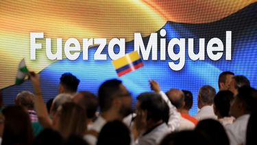 Acto de solidaridad con el senador y aspirante presidencial colombiano Miguel Uribe&nbsp;