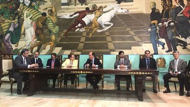 Los gobiernos dle mundo están no solamente apoyando sino presionando democráticamente para que en&nbsp;Venezuela&nbsp;quien gobierne sea la fuerza de la ley, declaró Borges