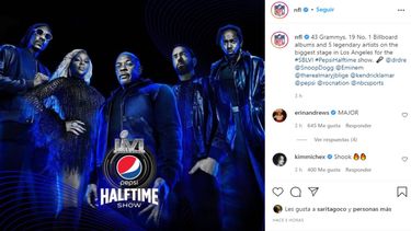 Dr. Dre, Eminem, Snoop Dog, Mary J. Blige y Kendrick Lamar