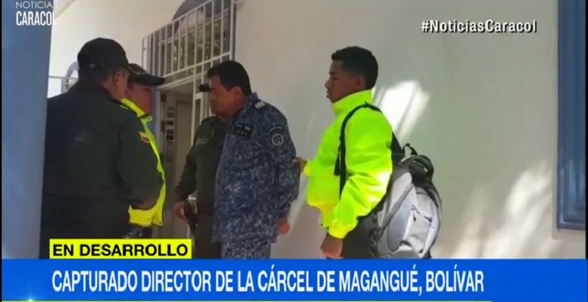 Roberto Antonio Sandoval en el momento de su captura.