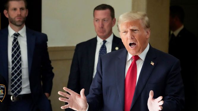 El presidente 45 de Estados Unidos Donald Trump.