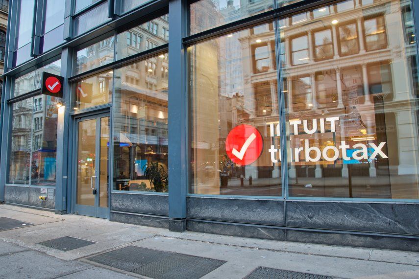 Una oficina de TurboTax en Nueva York.