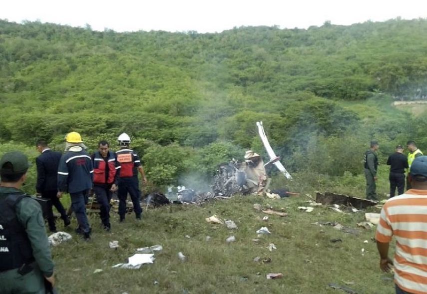 Seis muertos en accidente aéreo en Venezuela