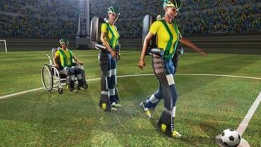 El traje fue bautizado como BRA-Santos Dumont, una combinación entre la palabra Brasil y el padre de la aviación brasileña  (Foto: Walk Again Project)