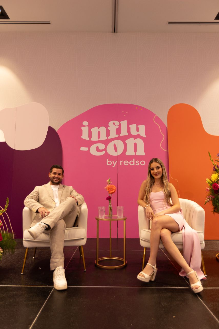 Los venezolanos Diego Lombardi y María Valeria Urdaneta.