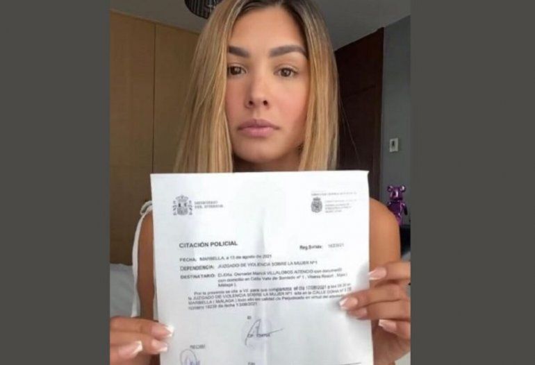 Osmariel Villalobos denuncia haber sido golpeada por su ex