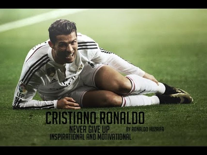 El afiche de la película de Cristiano: (CAPTURA DE PANTALLA)