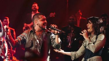 Kany García y Christian Nodal.