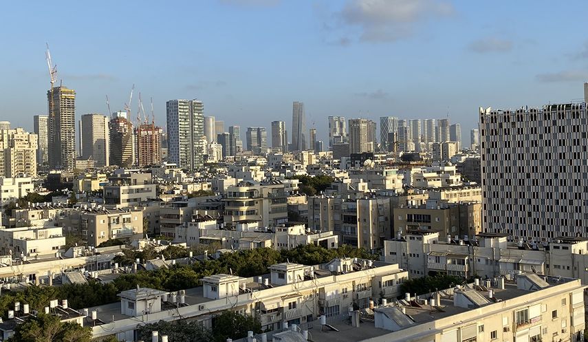 Tensa calma reina en Tel Aviv, Israel.