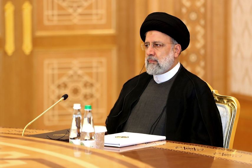El presidente iraní Ebrahim Raisi.